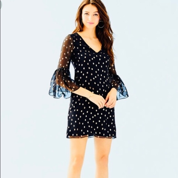 lilly pulitzer caroline silk tunic dress